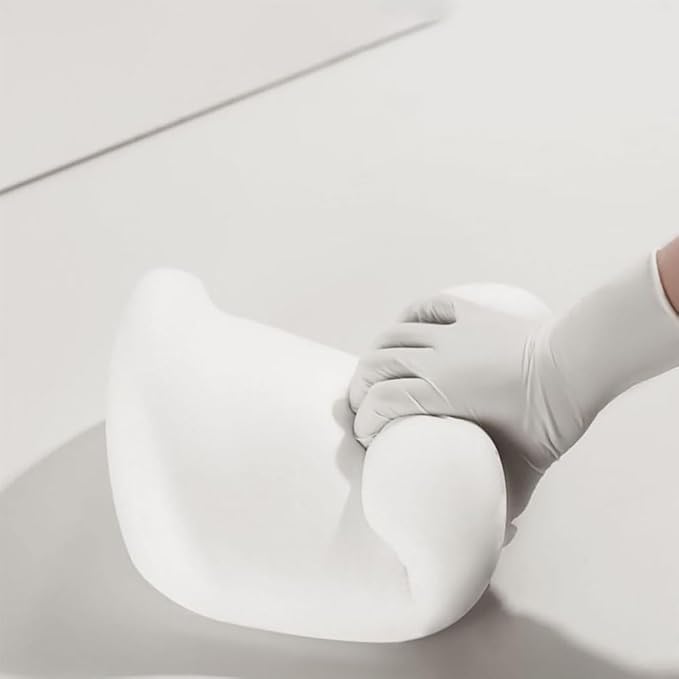 Car Seat Headrest Lumbar Support Kit for Tesla Model Y 2021 2022 2023, Ergonomic Memory Foam Head Neck Pillow Back Cushion Drivers Travel Anti Fatigue,D/Pink