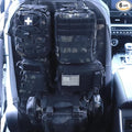 Universal Tactical Car Seat Back Organizer Bag Tactical Molle Vehicle Organizers Panel Vehicle Protector Organizers with 5 Detachable Pouches for Car (Upgraded B BCA)
