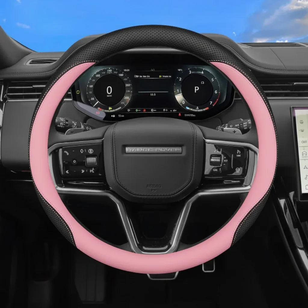 Land Rover Leather Breathable Steering Wheel Cover