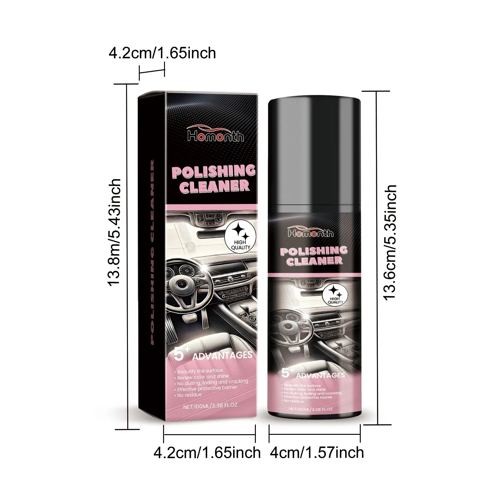 Car Plastic Restorer – Back to Black Gloss Interior Polish & Repair Coating