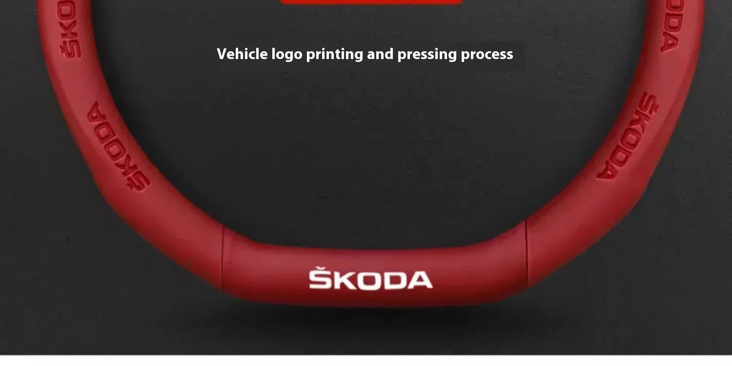 Skoda Carbon Fiber Steering Wheel Cover