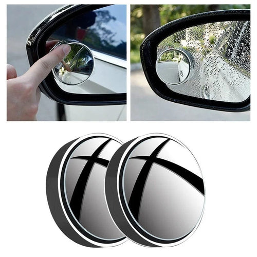 360° Wide Angle Convex Dual-Mount Side-View Blind Spot Mirrors
