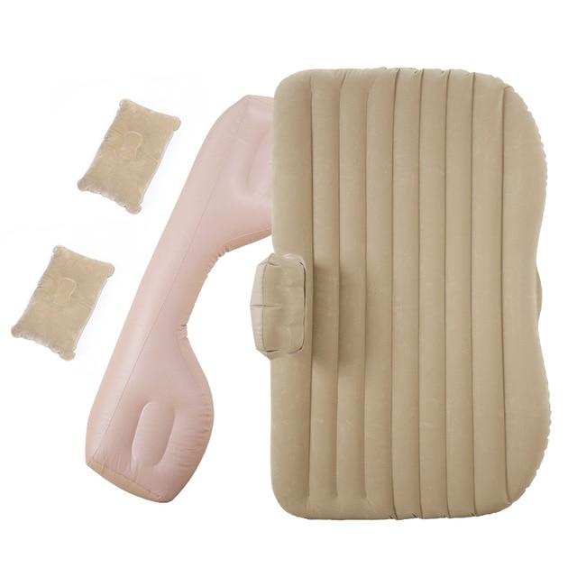 Portable Inflatable Car Back Seat Sleeping Mattress & Camping Air Bed